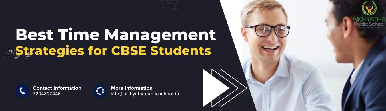 Time management strategies for CBSE students