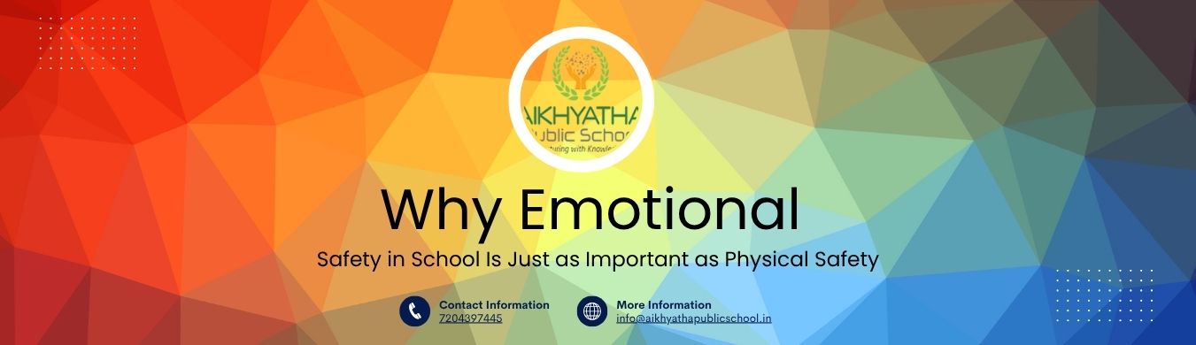 emotional safety in schools top 10 CBSE schools in Sarjapur Road Bangalore CBSE school in Sarjapur Road best schools in Sarjapur Road student wellbeing and academics